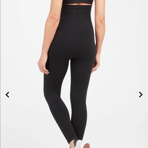 Spanx size small maternity over bump black leggings - Picture 6 of 7